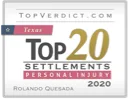 Top 20 Settlements 2023
